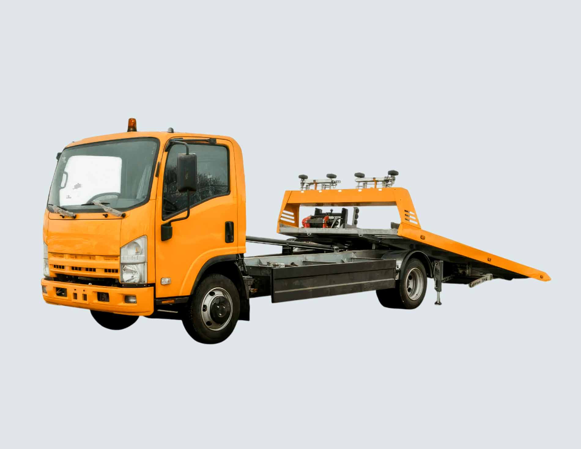 Isuzu Elf эвакуатор со сдвижной платформой